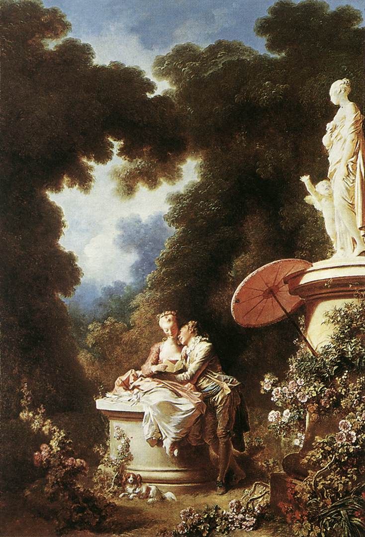 Jean-Honore Fragonard The Confession of Love